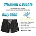 MaaMgic Mens Short Swim Trunks with Mesh Lining Quick Dry Boy Mens Board Shorts Swim Suit, Black
