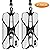 Takyu Universal Phone Lanyard Holder, 2 Pack Silicone Cell Phone Lanyard with Detachable Neckstrap and Phone Ring Holder, Compatible with Phone Samsung Galaxy & Most Smartphones(Black Black)