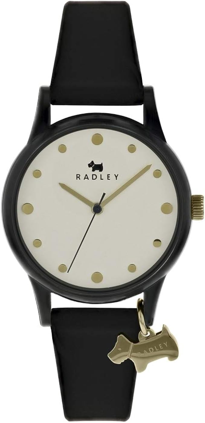 Radley London Large Dial Watch It Silicone Strap Watch RY2604 Black Amazon.co.uk Watches