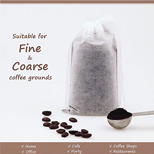 Disposable Cold Brew Coffee Filters 100 Count Single Use Filter Sock
