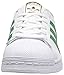 adidas Originals womens Superstar Sneaker, White/Green/Gold Metallic, 3.5 Big Kid US