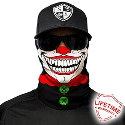 S A CO 1 Face Shield Clown Face Shields for Men and Face Shields for Women, Perfect for All Outdoor Activities, Protects Face S A CO 1 Face Shield Clown Face Shields for Men and Face Shields for Women, Perfect for All Outdoor Activities, Protects Face