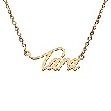 Tara Name Tag Necklaces for Her His Friends Familys