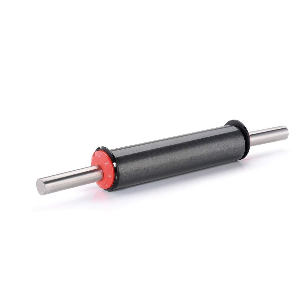 GEFU Exact Dough Roller – Adjustable Rolling Pin with Stepless Thickness Setting 0–8 mm, Non‑Stick Coating, Precision Baking Tool