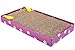 PEEKAB Cat Scratcher Cardboard Wide Scratching Board Reversible Corrugate Cat Scratch Pad with Box Catnip Included Large 3PCS
