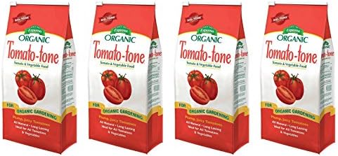 Tomato-Tone Organic Fertilizer - for All Your Tomatoes, 4 lb. Bag (4-Pack)