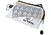 Organizer Storage Packing Bags by GoToBag - Water Resistant Solid Reinforced PVC Mesh Plastic with Zipper Closure and Carabiner - Clear 3 Pack Pouch - for Travel, Work, School, Crafts, Purse, Cables