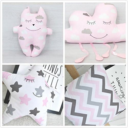 Pink Cloud 4 pillow set, Nursery Pillow, Nursery decoration