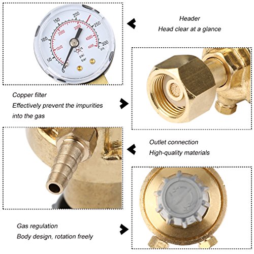 NEW Gas bottle regulator CO2 Argon Mig Tig Welding Regulator 0315 bar