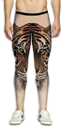 Men¡¯s Compression Tiger Pants Baselayer Running Tights 3D Print Fitness Sports Leggings