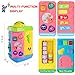 HOMOFY Baby Toys Colorful Rotational Calf Triangle with Lights & Music Animals & Geometric Keys Multi Interactive Games Learning Educational Toys For Girls Boys Toddlersand Babies 1 2 3 4 5 year old