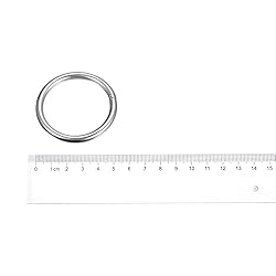uxcell 304 Stainless Steel O Rings, 3pcs