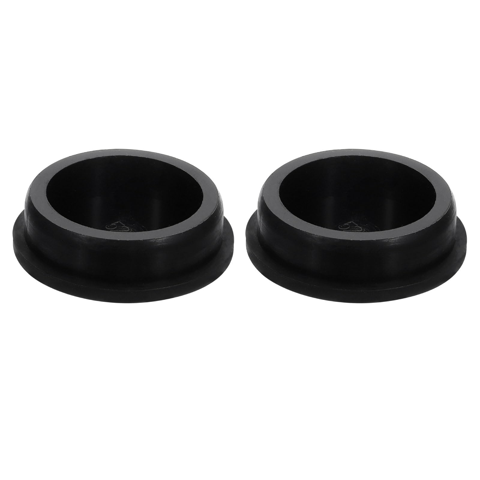 Photo 1 of uxcell 2 Pcs Black Plug Holes, Waterproof Rubber Button Plug for 52mm / 2.05" Hole