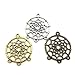 Youdiyla 30 PCS Dream Catcher Charm Collection - Antique Silver Bronze Gold Colors Dreamcatcher Metal Pendants for Jewelry Making DIY Findings (HM57)