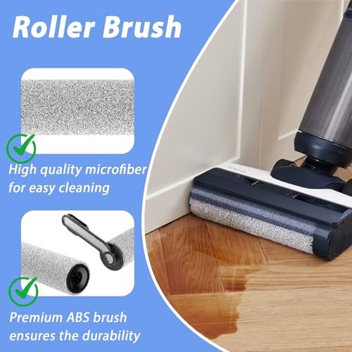 Cleptorize Spare Parts for Tineco Floor One S5/ S5 Pro/ S5 Pro 2/ S5 Extreme Vacuum Cleaner, Kit of 2 Roller Brushes, 2 Filters, 1 Cleaning Brush