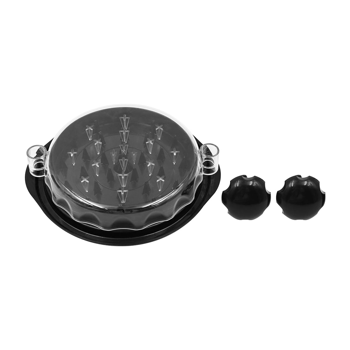 ANCLLO Chicken Shredder with Transparent Lid Meat Shredder for Pulled Pork Beef Chicken