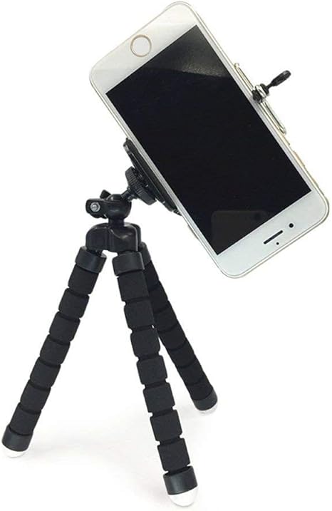 Tripé Para Celular Flexivel E Camera Preto CBRN08742