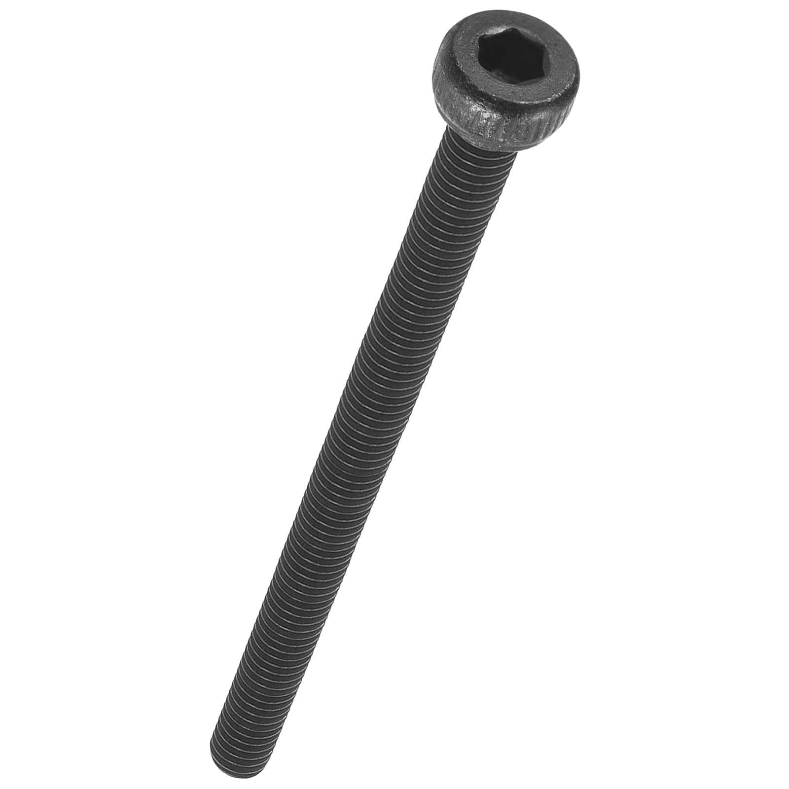Kozelo 50pcs Socket Head Cap Screws - [M2-0.4 x 35mm] Alloy Steel Black Oxide Grade 12.9 Internal Hex Screw Full Thread for Industrial & Machinery Use, Black