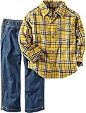 Carters Baby Boys Pull-On Jeans Set