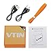 Vtin Cuber Waterproof Speakers Bluetooth 4.0 Speakers with 5W Audio Driver and IP67 Waterproof Design for iPhone and Other Smart Phones-Orange