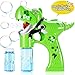 Bubble Gun,Dinosaur Bubble Shooter Electric Music Bubble Dispenser for Toddlers Soap Bubble Blower Toy Automatic Bubble Wand with Music & Lights Extra Refill Bottle Bubble Toy for Kids 3+ Years Old