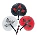 Fun Express - Chinese Character Fans 10 1/4" Each (2-Pack of 12)
