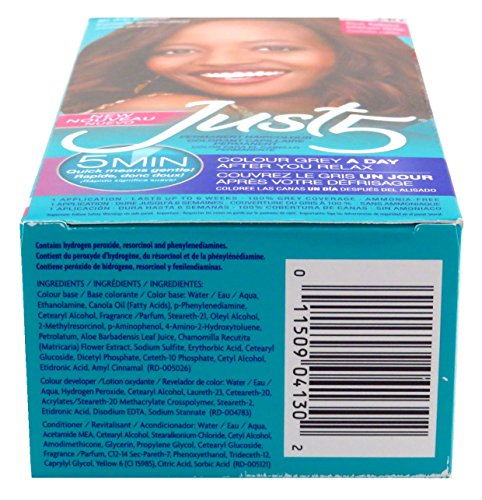 Just 5 Color Natural Rich Auburn (3 Pack)