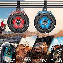 Pyle 2-Way Waterproof Off Road Speakers - 4" 800W