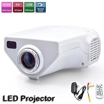 Flylinktech LED E03 Mini proyector portátil proyector ...