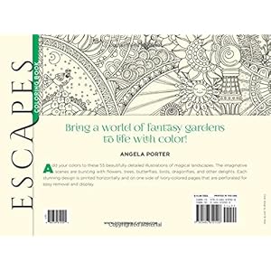 ESCAPES Joyful Gardens Coloring Book (Adult Coloring)