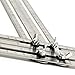 Angle Template Tool ruler RE2LS - stainless steel Truly Branded Angle measurement ultra nook, Anti scratching Finger Nuts with Innovative Graphite Nylon Gasket, Metal Multi-Angle Measuring Ruler