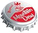 Mountain Dew Bottle Cap Tin Sign 18 x 16in