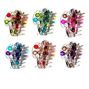 Amazon Com Syleia Hair Claw Jaw Clips 3 75 9 Cm Set Of 6 For