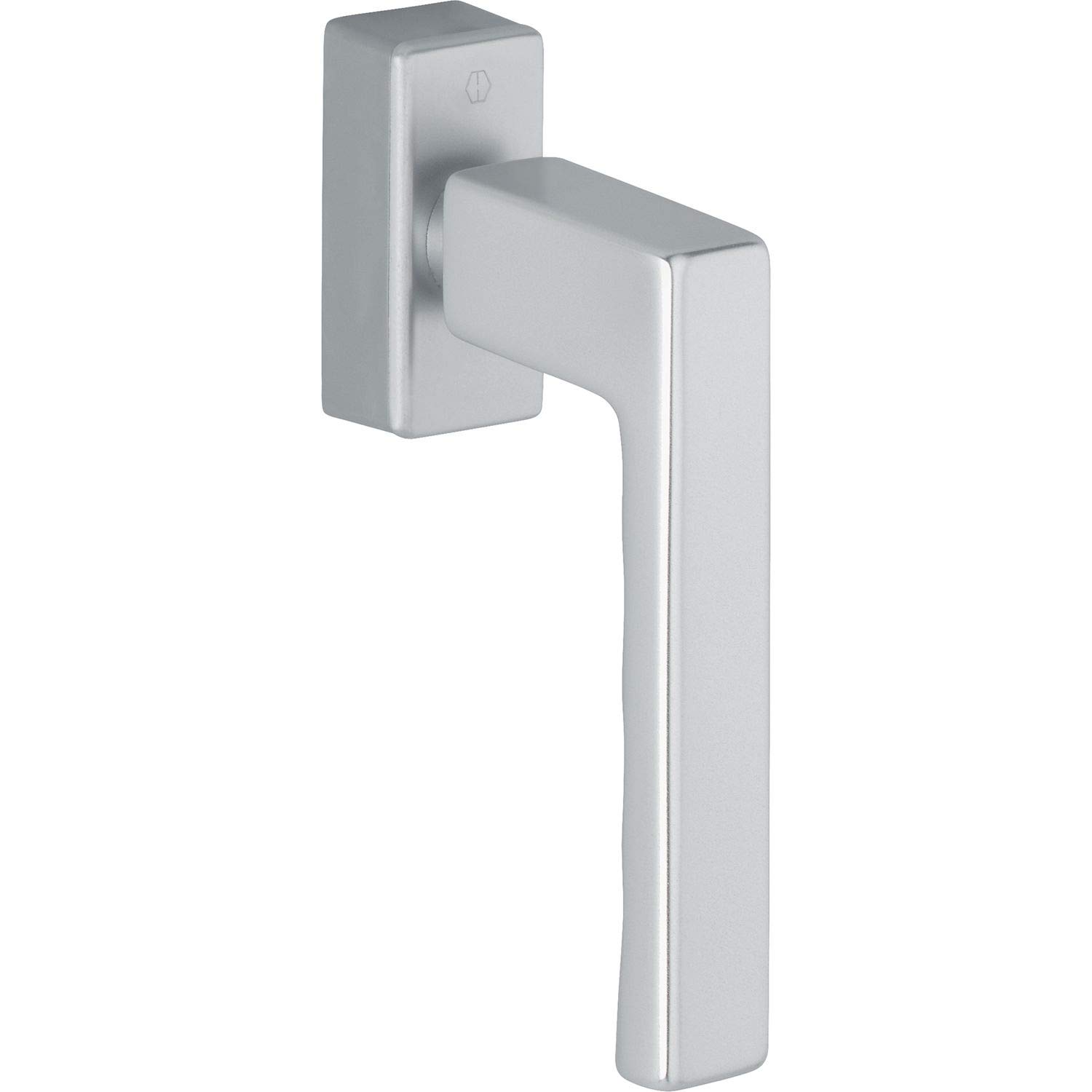Hoppe 11735880 Toulon Secu Forte Window Handle, 90°, VK 32-42, anodised Silver, Silber eloxiert