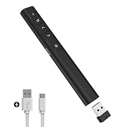 SunnyOcean Presentation Clicker, Rechargerable