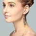 TS Tirbal Retro Bohemia Earrings Tassel Leaf Drop Dangle Earrings (E5)