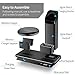 iPhone Wireless Charger Stand Apple Watch Airpods Charging Station, Aluminum Charging Docks for AirPods / Apple Watch Series 3&2&1 / iPhone X/8/8 Plus/ Samsung Note 8/S8/S8 Plus- ( 3 in 1)