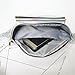 Dolores Women Fashion Hologram Laser Waist Bag Fanny Pack Zipper Waterproof Chest Pack Bum Bag Beach Purse, Silver