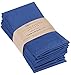 Ruvanti Cloth Napkins Set of 12, 18x18 Inches Napkins Cloth Washable, Soft, Durable, Absorbent, Cotton Blend. Table Dinner Napkins Cloth for Hotel, Lunch, Restaurant, Weddings, Parties -Ocean Blue