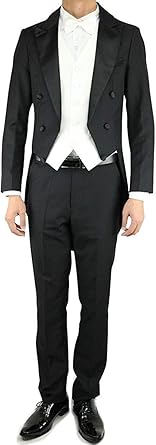 mens slim fit black tuxedo pants