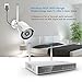3MP Full HD Security Camera System Wireless with 1TB Hard Drive, SAFEVANT 8 Channel Home NVR Systems with 4pcs 2304 * 1296P IP Surveillance Cameras Night Vision Motion Detection and Night Vision