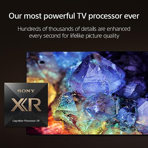 Sony XR55A95L 55 Inch QDOLED 4K UHD Smart Google TV with AI Upscaling