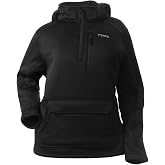 DOING SOMETHING GREAT DSG Outerwear hunting pullover sherpa lined insulated | Sherpa lined pullover uses quiet fabric a DWR finish removable hood adjustable cuffs and a cozy warm hand pocket for hunting.