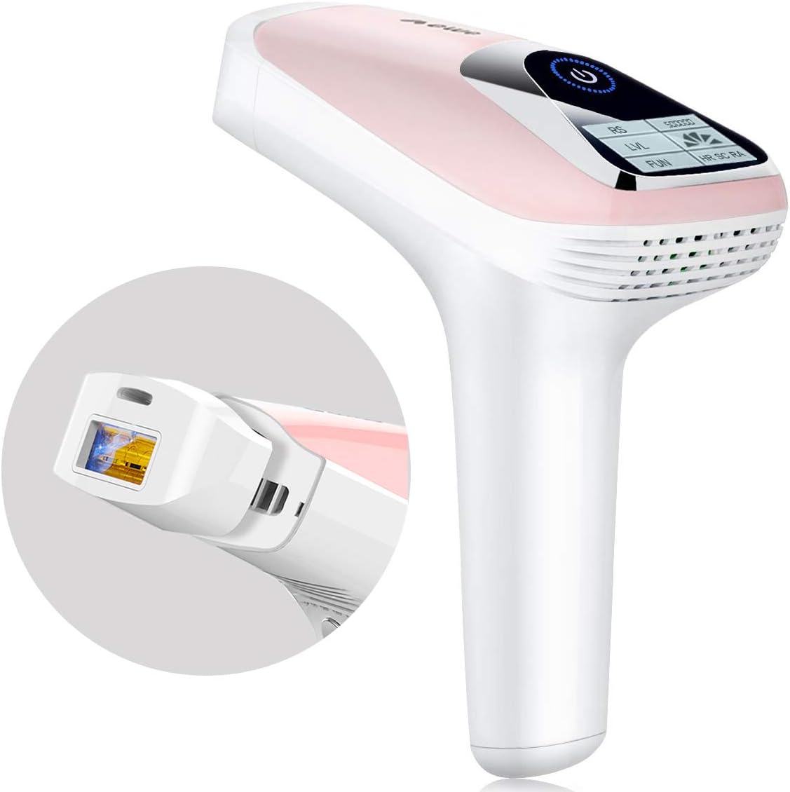 IPL Geräte Haarentfernung Laser Veme Heimgebrauch IPL Haarentferner 500.000 Lichtimpulse für Damen und Männer - Haarentfernung Gesicht