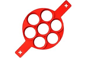 Flip n Cook Silicone Pancake Mold, Flip'N'Cook Pancake, Flip and Cook Pancake Maker, Flip Cooker Pancakes Mold, Flip'N'Cook P