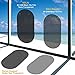 MBLAI Car Sun Shade,Car Window Shade (3 Pack) for Car Side and Rear Windows, Maximum UV Protector for Baby Child- Baby Side Window Car Sun Shades