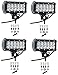 Cutequeen 4 X 36w 3600 Lumens Cree LED Spot Light for Off-road Rv Atv SUV Boat 4x4 Jeep Lamp Tractor Marine Off-road Lighting (pack of 4) primary