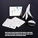 Pangda 60 Pieces Double Sided Adhesive Foam Pad Double Adhesive Tape, Rectangle and Round, White and Black