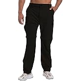 Mens Outdoor Hiking Pants Convertible Lightweight Water Resistant Quick Dry Zip Off Fishing Travel Camping Tactical Pants