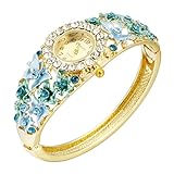Bangle Watch for Women Butterfly Crystal Dress Crystal wrist Watch
